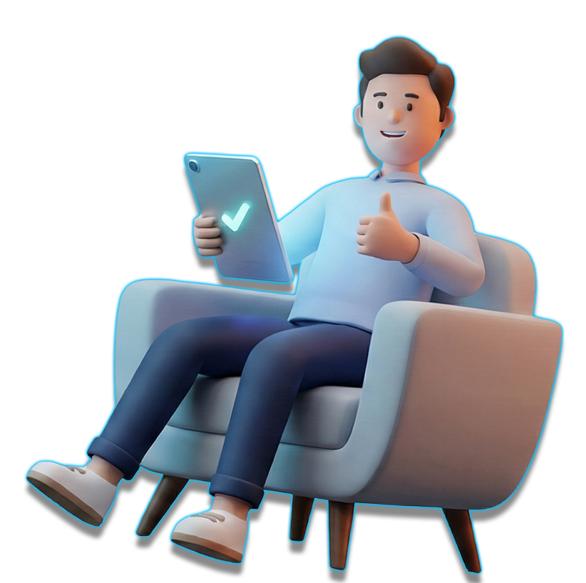 Yeni rahatlık illüstrasyonu